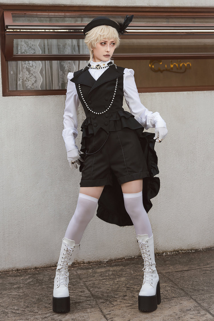 Black [Eternal Silent Proxy] Vintage Prince Lolita Shorts - Product - 4