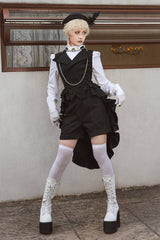 Black [Eternal Silent Proxy] Vintage Prince Lolita Shorts - Product - 4
