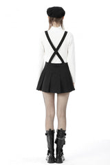 Black Devil Blood Women's Punk Suspender Pleated Skirt - Product - 4