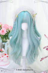 Light Blue Secondary Wave Sweet Lolita Long Wigs - Product - 2