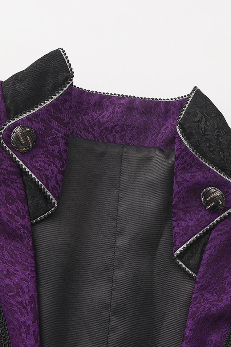 [Eternal Blood Moon Forest] V Collar Sleeveless Ouji Fashion Elegant Prince Handsome Lolita Coat 2 Colors - Product - 5