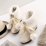 Cute Loli Furball Sweet Lolita Boots 3 Colors - Product - 5