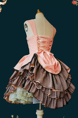 [Waltz] Triple-Layered Ruffle Stitching Lace Sweet Lolita Dress 2 Colors - Product - 2