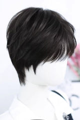 Natural Black Cool Androgynous Short Lolita Wig - Product - 2