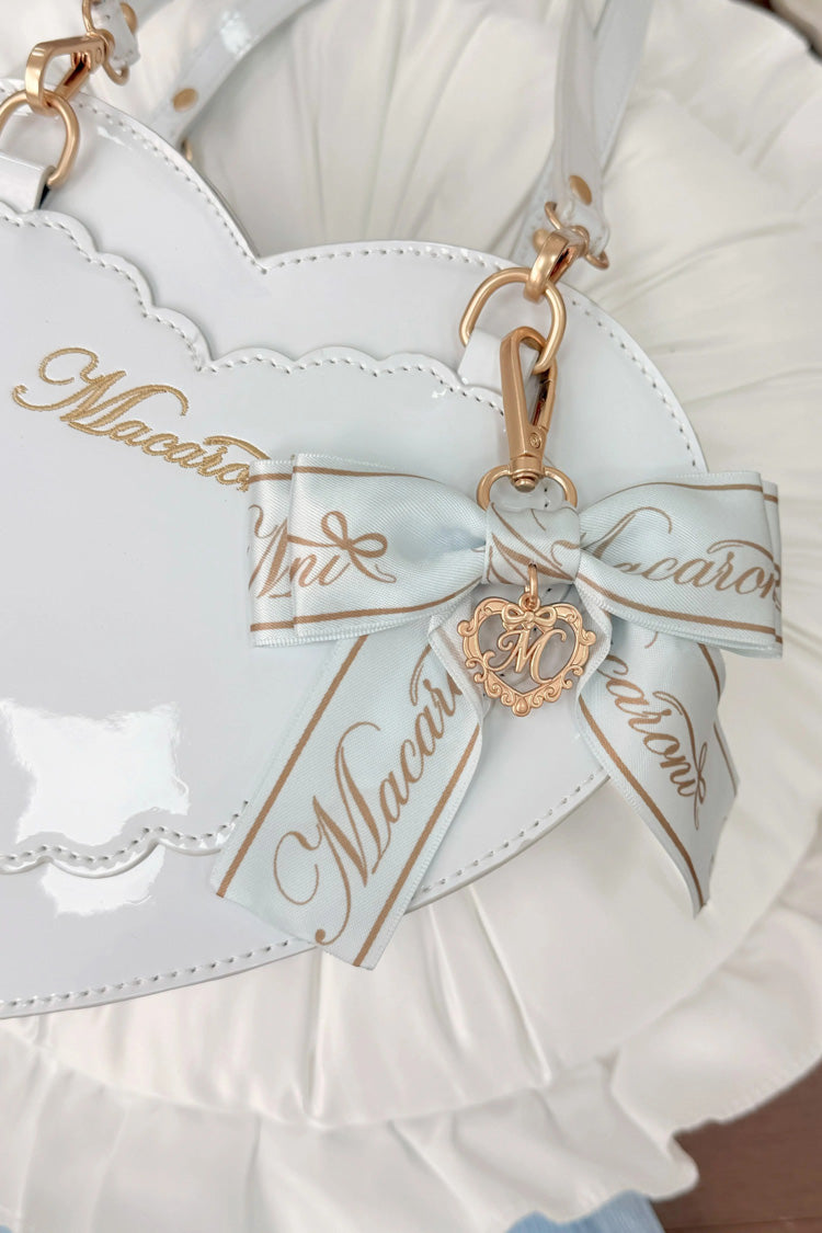 Heart-shaped Bow Elegant Sweet Lolita Crossbody Bag 4 Colors - Product - 11