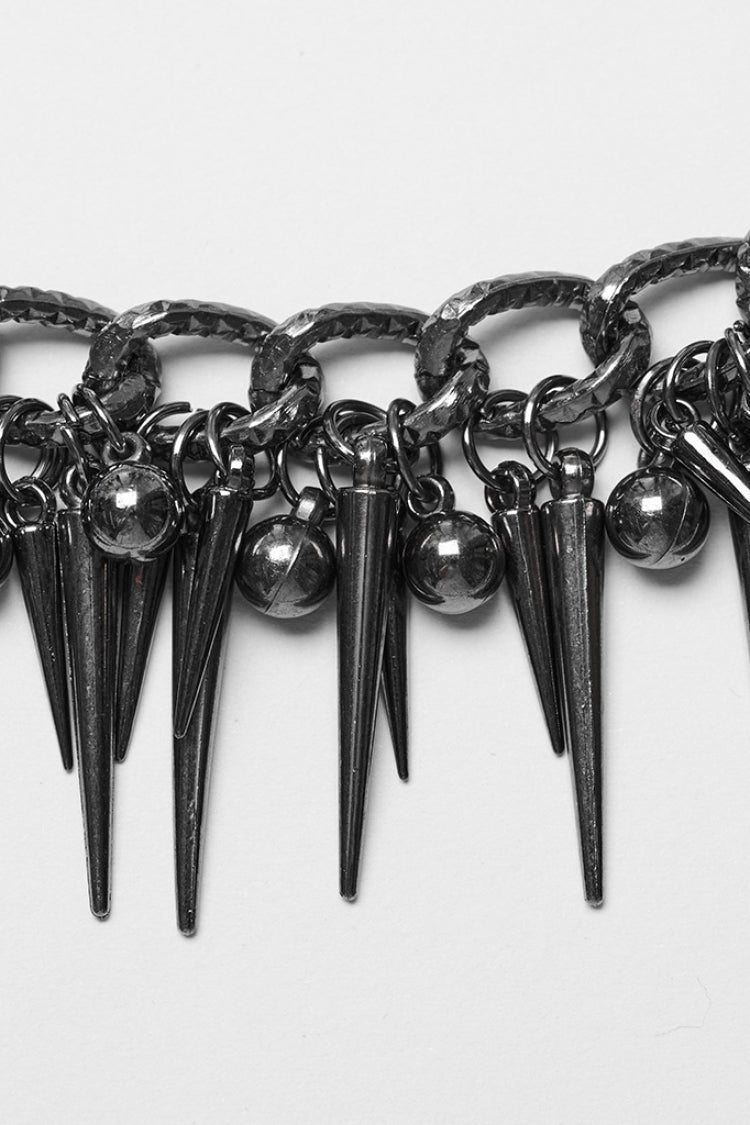 Black Adjustable Metal Waist Chain Women's Steampunk Body Harness - Product - 4