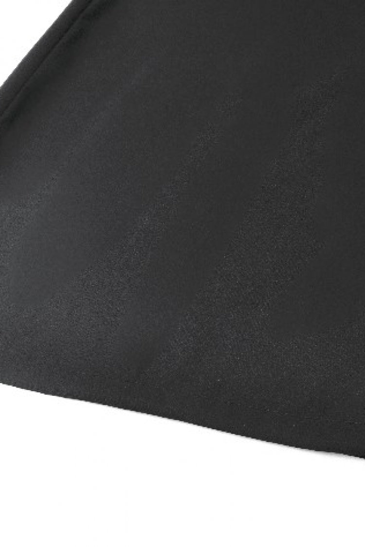 Black Women's Punk Metal Chain Belt Skirt with Straps - Product - 17