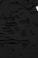 Black Short Sleeves Stitching Mesh Ripped Strap Men's Punk T-Shirt - Product - 7