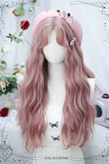 Pink Secondary Natural Curly Long Sweet Lolita Wigs - Product - 2