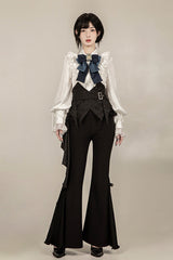 Black [Gold Hunter] Long Sleeves Pirate Style Gothic Long Pants - Product - 15