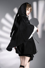 Black [Rabbit Feather Phantom] Gothic Prince Handsome Ouji Lolita Vest - Product - 7