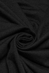 Black Short Sleeves Jacquard Floral Embroidery Women's Gothic Blouse - Product - 7