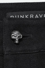 Black Rings Stitching Mesh Men's Punk Pants - Product - 9