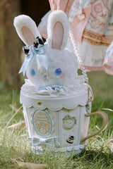 Lovely Teacup Rabbit Bowknot Sweet Lolita Shoulder Bag 5 Colors - Product - 23