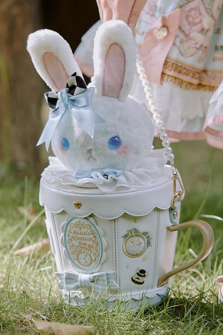 Lovely Teacup Rabbit Bowknot Sweet Lolita Shoulder Bag 5 Colors - Product - 23