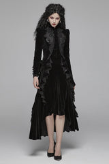 Gothic Long Puff Sleeves Hollow Womens Swallowtail Short Coat Jacket 2 Colors - Product - 4
