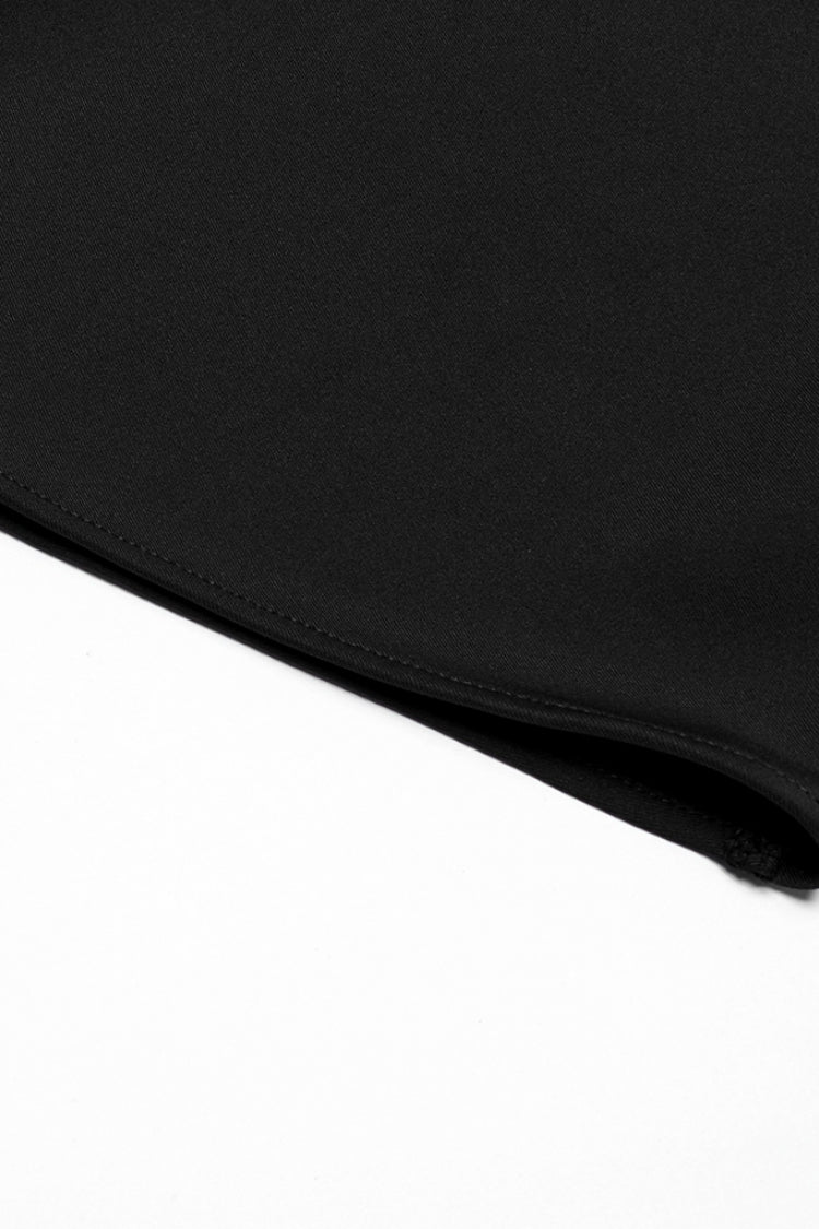Black Mesh Asymmetric Zipper Men's Punk Pants - Product - 8