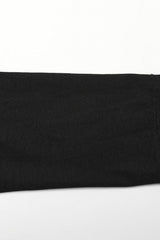 Black Long Sleeves Faux Leather Stitching Mens Steampunk Blouse - Product - 8