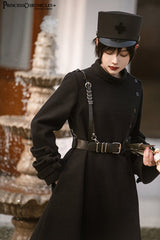 Black Princess Chronicles The northernmost Forest Military Ouji Lolita Coat - Product - 5