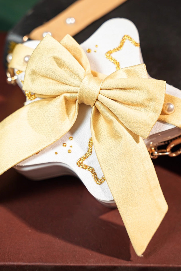 Yellow [Identity V Toy Merchant Glimmer Within Reach] Triple-Layered Print Ruffle Bowknot Classic Cosplay Lolita Dress Set - Product - 6