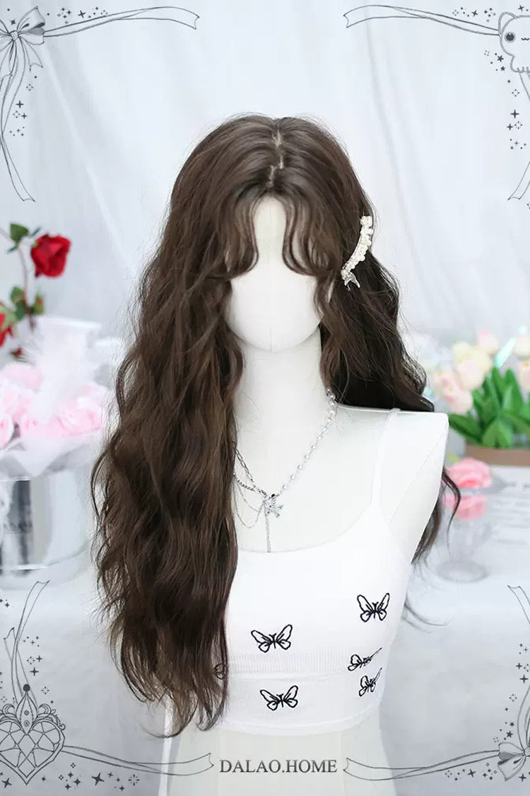 Secondary Tousled Small Waves Sweet Lolita Long Wigs 2 Colors - Product - 6