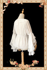 Fairytale Ball Party Big Hime Sleeves Chiffon Sweet Lolita Blouse 3 Colors - Product - 3