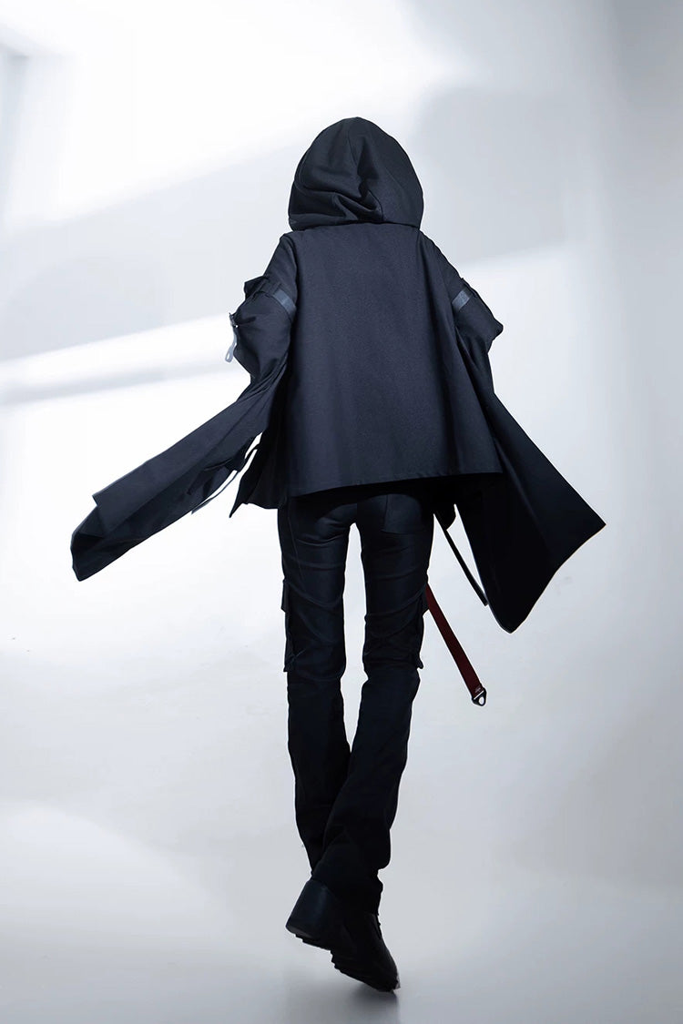 Black [Nameless Blade] Stand Collar Long Sleeves Gothic Prince Ouji Lolita Pants Set - Product - 3