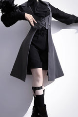 Black/Grey Dark Night Overture Gothic Vintage Ouji Fashion Lolita Vest - Product - 3