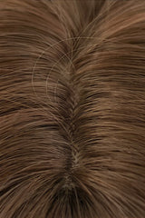 Caramel Warm Brown Korean Wool Curly Sweet Lolita Wig with Full Air Bangs - Product - 4