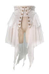 White Immortal Glass Castle Prince Handsome Ouji Lolita Waistband - White - 1