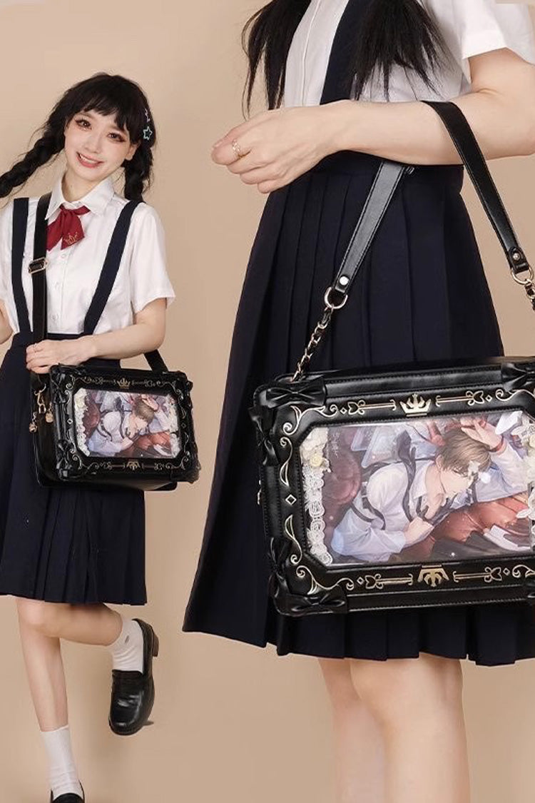 Picture Frame Transparent Sweet Princess Lolita Shoulder Itabag 2 Colors - Product - 2