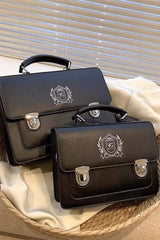 Messenger Bag Print Sweet Japanese College Style Lolita Handbag 2 Colors - Black - 1