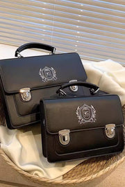 Messenger Bag Print Sweet Japanese College Style Lolita Handbag 2 Colors - Black - 1