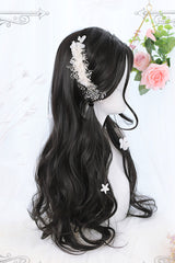 Black Curly Hair Natural Long Sweet Lolita Wig - Product - 3