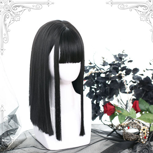Natural Short Straight Hair Classic Lolita Wigs - Product - 2