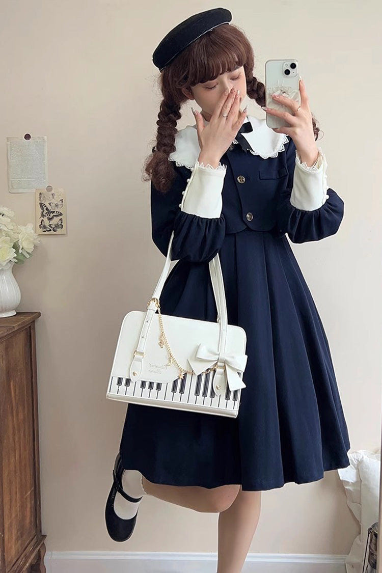 Piano Waltz Bowknot Sweet Lolita Handbag 4 Colors - Product - 13