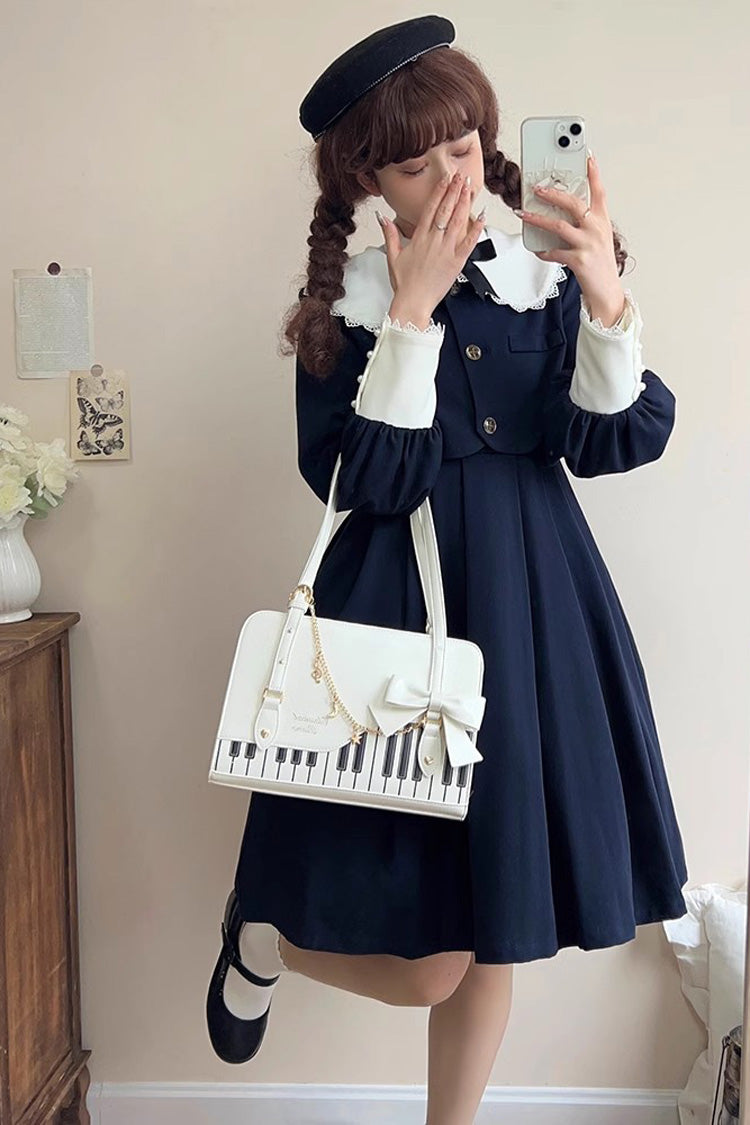Piano Waltz Bowknot Sweet Lolita Handbag 4 Colors - Product - 13
