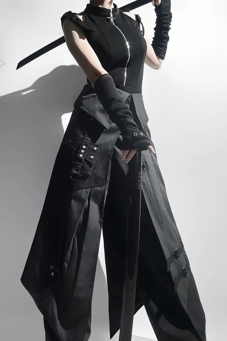 Black  [Nightblade] Ouji Gothic Vintage Prince Cool Lolita Pants (Pants Only) - Product - 12
