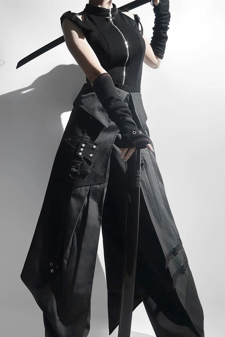 Black  [Nightblade] Ouji Gothic Vintage Prince Cool Lolita Pants (Pants Only) - Product - 12
