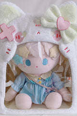 Cat Ears Bow Plush Sweet Lolita Itabag 5 Colors - Yellow - 8
