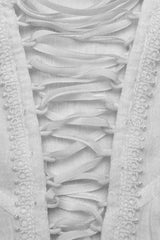 Women's Turn-down Collar Long Sleeves Lace Ruched Gothic Blouse 2 Colors - Product - 7