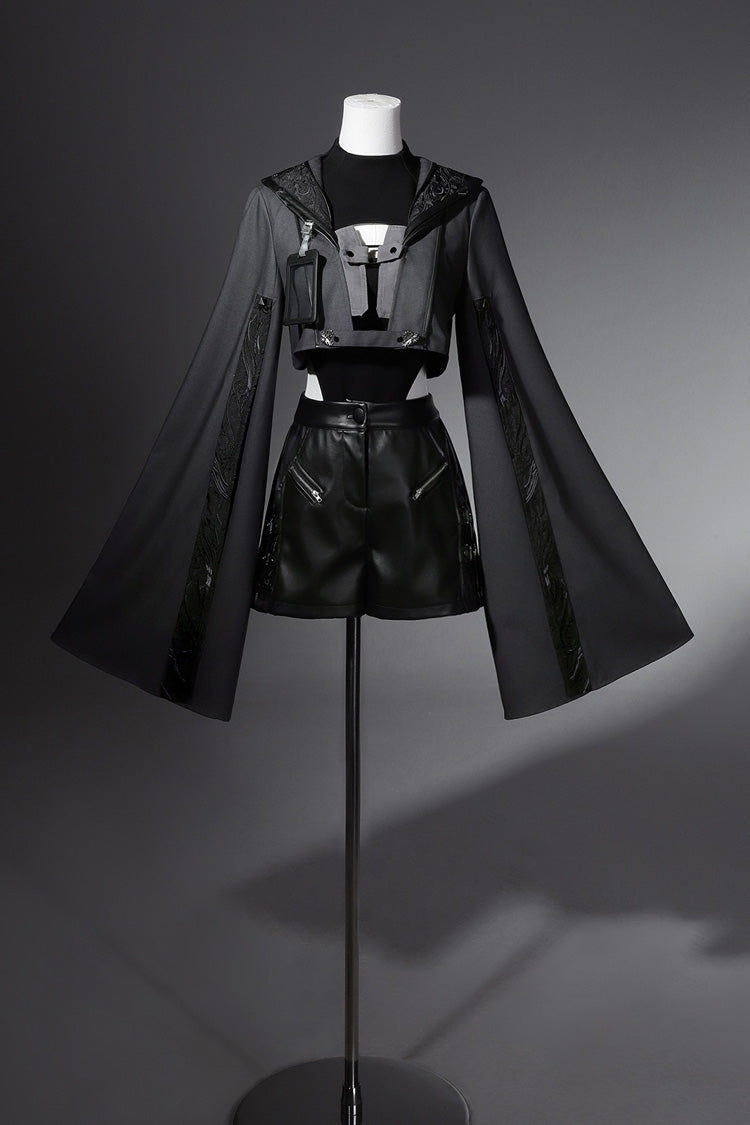 Black [Black Sheep Research Society] Gothic Prince Handsome Ouji Lolita Shorts Set - Product - 10