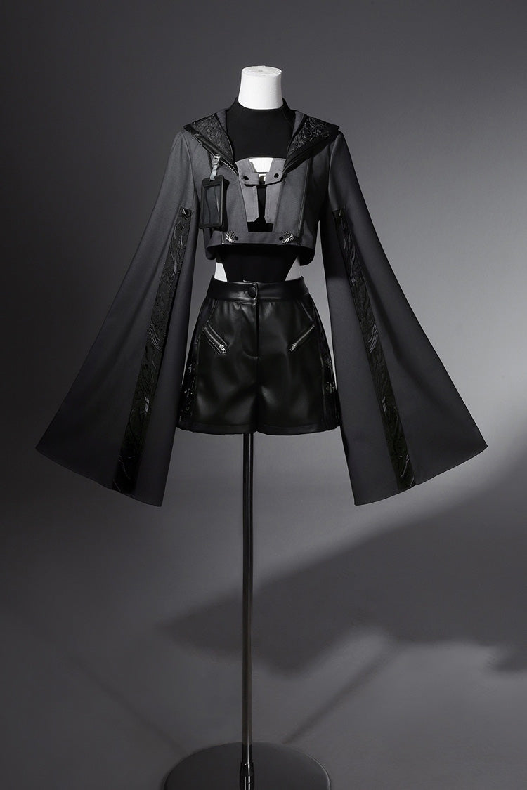 Black [Black Sheep Research Society] Gothic Prince Handsome Ouji Lolita Shorts Set - Product - 10