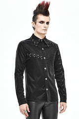 Black Rock Drawstring Mens Punk Blouse - Product - 2