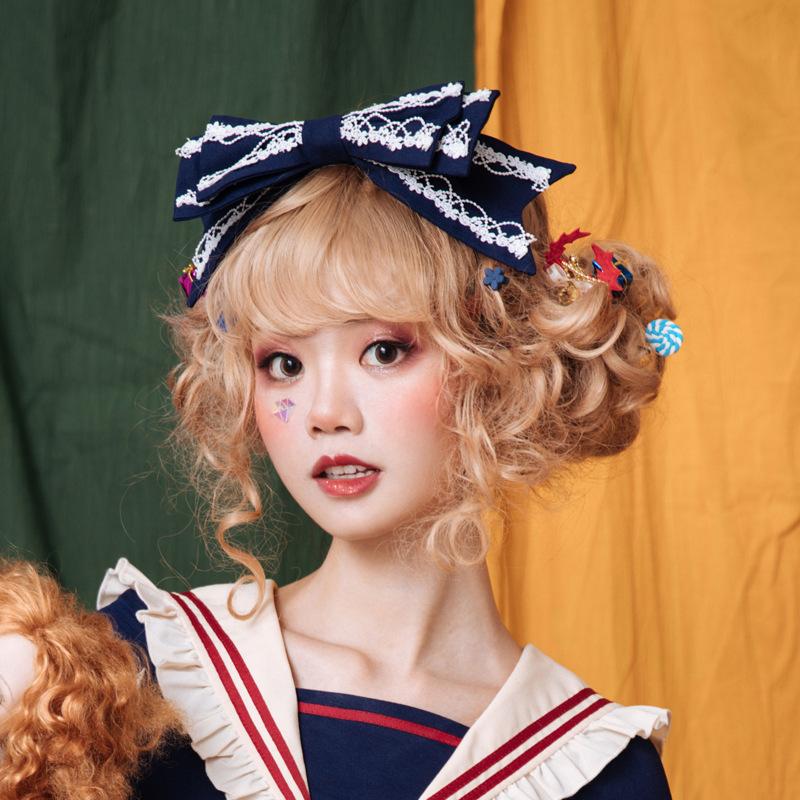 Miss Betty 5 Colors Bowknot Lolita KC Headdress - blue - 1
