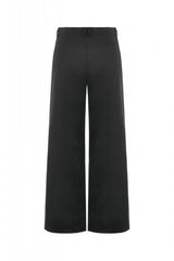 Black Women's Punk Big Pocket Cross Zippered Eyelet Cargo Pants - Product - 14