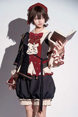 Multi-Color [Natural Philosophy] Long Sleeves Ruffle Bowknot College Style Prince Gorgeous Ouji Lolita Set - Multi-Color - 1