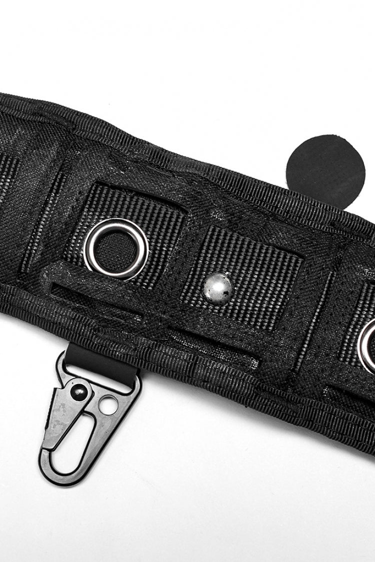 Black Doomsday Detachable Bag Men's Steampunk Buckles Belt - Product - 6
