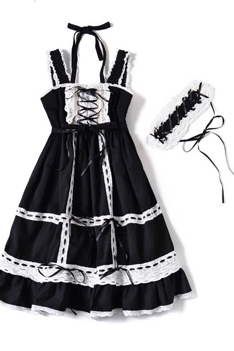 Black Antique Dolls Triple-Layered Bowknot Sweet (Set) detail view 4
