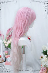 Pink Gradient Secondary Long Curly Sweet Lolita Wigs - Product - 3